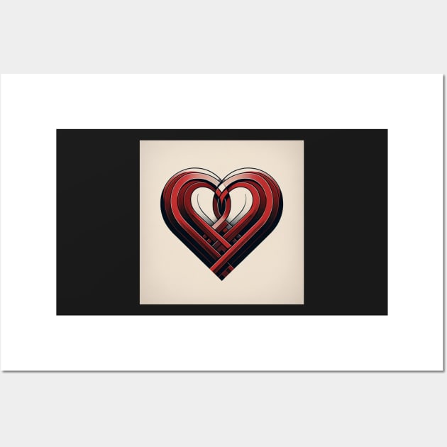 Infinite Amour: The Endless Heart Wall Art by heartyARTworks